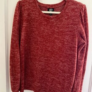 Bobeau Red Knit Fabric